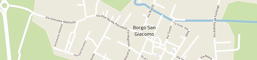 Mappa della impresa calze gb di brognoli pietro e c sas a BORGO SAN GIACOMO