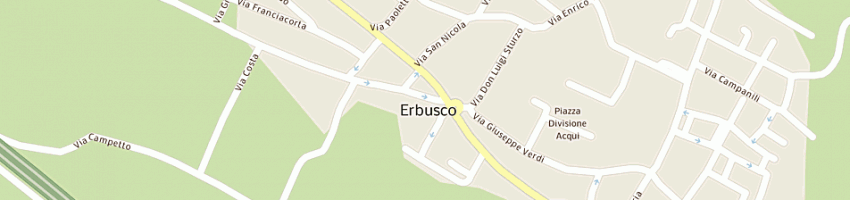 Mappa della impresa pavy system a ERBUSCO