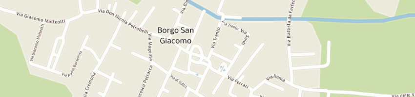 Mappa della impresa lughignani giulio a BORGO SAN GIACOMO