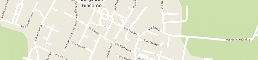 Mappa della impresa codibue terenzio agenzia d affari e consulenze a BORGO SAN GIACOMO