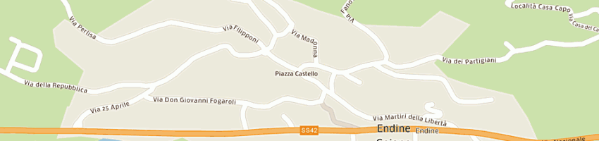 Mappa della impresa ortofrutta vitali di vitali mario e c (snc) a ENDINE GAIANO