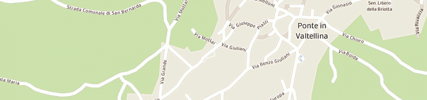 Mappa della impresa giuliani antonio a PONTE IN VALTELLINA