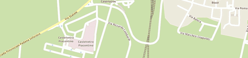 Mappa della impresa teleconsult srl a CASTELVETRO PIACENTINO