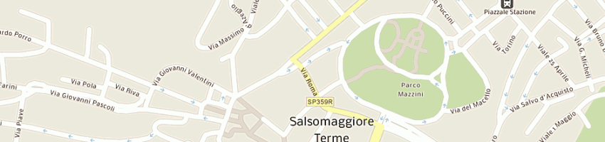 Mappa della impresa albergo carancini a SALSOMAGGIORE TERME