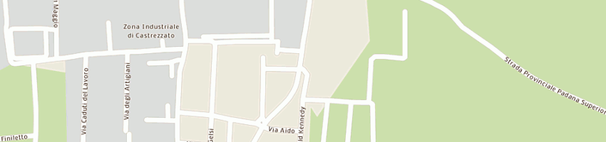 Mappa della impresa aldi giovanni a CASTREZZATO