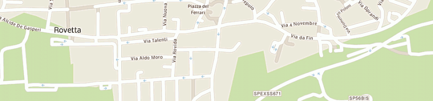 Mappa della impresa estetica e benessere dea di tomasoni claudia a ROVETTA