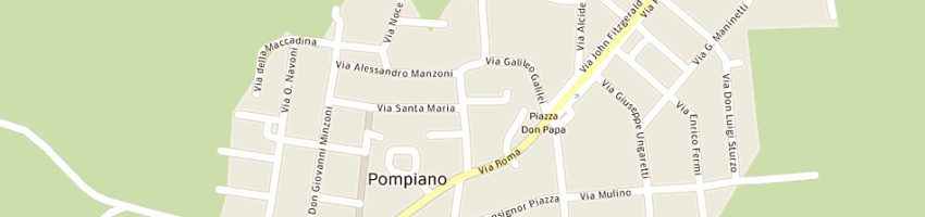 Mappa della impresa brunelli anna maria a POMPIANO