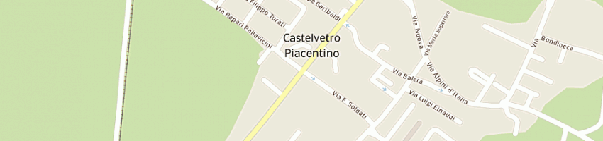 Mappa della impresa paletti nicola e c snc a CASTELVETRO PIACENTINO