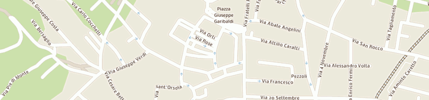 Mappa della impresa agenzia immobiliare habitat srl a ROVATO