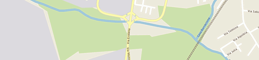 Mappa della impresa eridano gomme srl a CREMONA