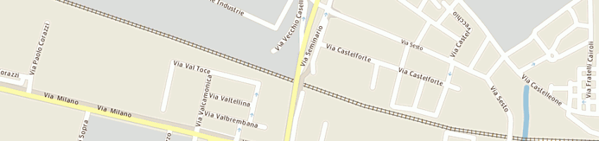 Mappa della impresa provincia di cremona a CREMONA