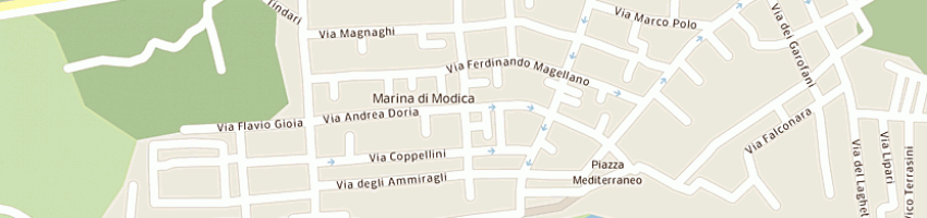 Mappa della impresa lido azzurro ristorante da serafino di la rosa serafino e c snc a RAGUSA