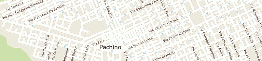 Mappa della impresa caruso giuseppe a PACHINO