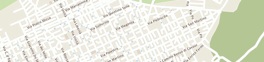 Mappa della impresa vetreria artistica di saverio d'ignoti a PACHINO