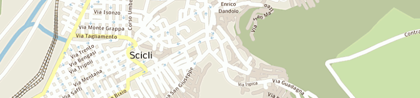 Mappa della impresa castellana park (srl) a RAGUSA