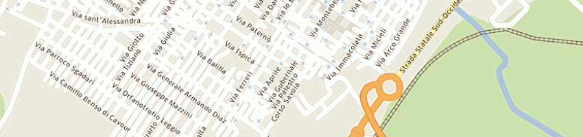 Mappa della impresa azienda unita' sanitaria locale n8 a ROSOLINI