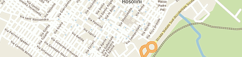 Mappa della impresa segi serigrafica srl a ROSOLINI
