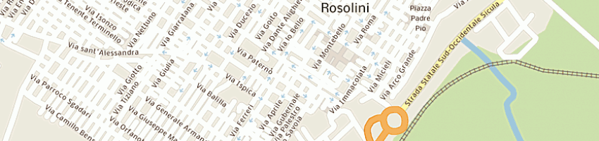 Mappa della impresa panifici riun schembri d e snc a ROSOLINI