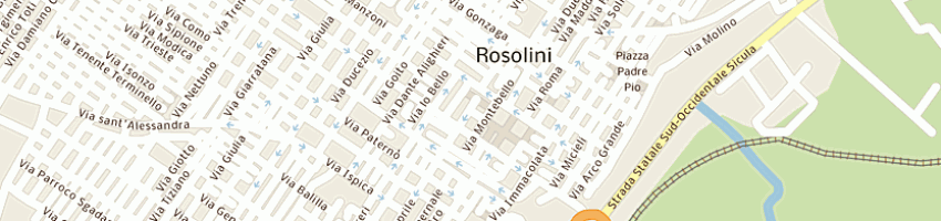 Mappa della impresa circolo di cultura l pirandello a ROSOLINI