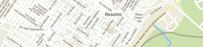 Mappa della impresa trombatore carmelo a ROSOLINI