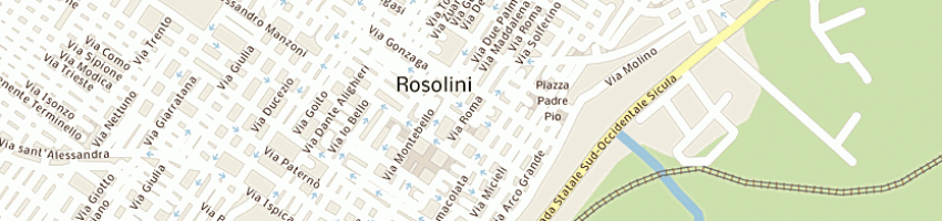 Mappa della impresa laboratorio analisi medical snc a ROSOLINI