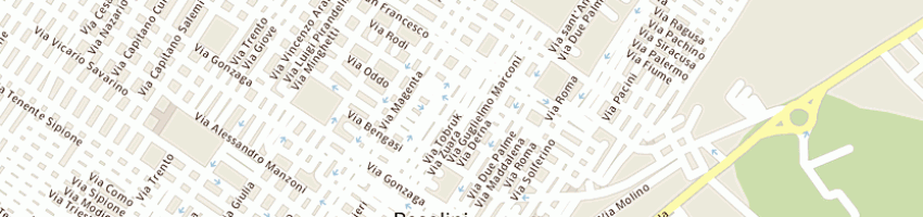Mappa della impresa scuola materna a ROSOLINI