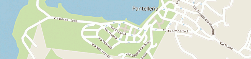 Mappa della impresa gira l'isola sas di stefano ruggeri e c a PANTELLERIA