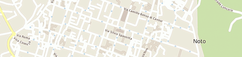 Mappa della impresa argentino giuseppe manufatti in cemento per l'edilizia a NOTO