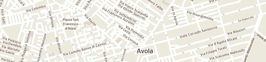 Mappa della impresa meter onlus di don fortunato di noto a AVOLA