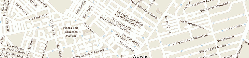 Mappa della impresa rinaldo carmelo a AVOLA