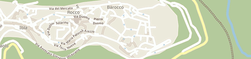 Mappa della impresa il barocco srl a RAGUSA