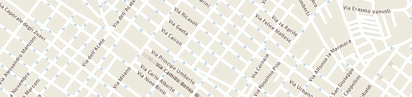Mappa della impresa intrigo moda di gallo rosalba a VITTORIA