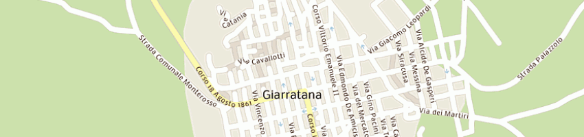 Mappa della impresa municipio a GIARRATANA