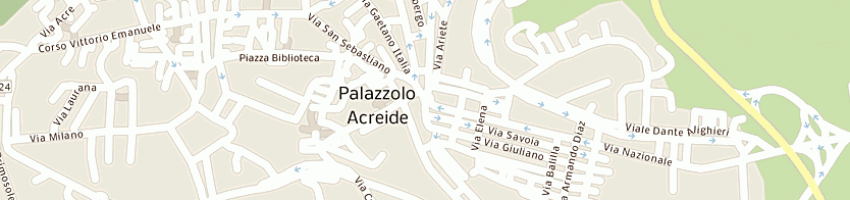 Mappa della impresa agenzia d'affari 'la fulminea' di rovella giuseppe a PALAZZOLO ACREIDE