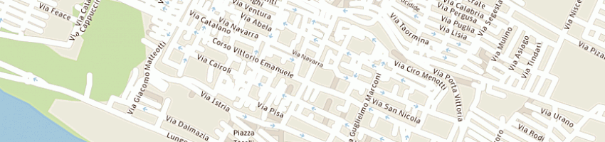 Mappa della impresa remosa service and construction spa a GELA