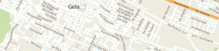Mappa della impresa ale' salvatore calogero a GELA