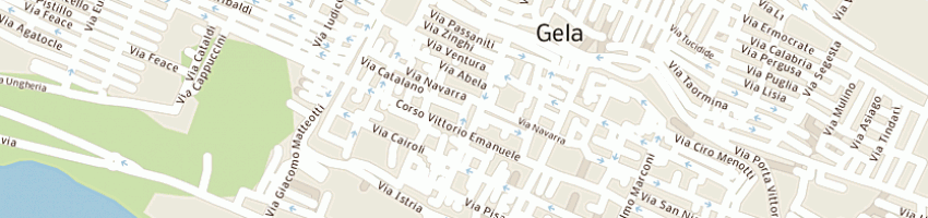 Mappa della impresa diocesi di piazza armerina a GELA