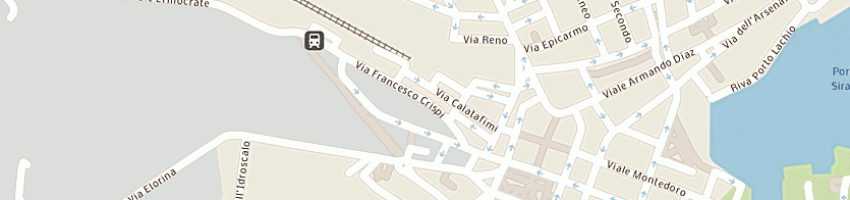 Mappa della impresa centro antiviolenza telefono donna ''la nereide'' a SIRACUSA