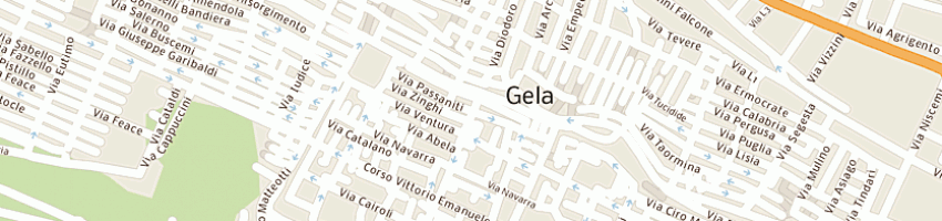 Mappa della impresa oliva giuseppe a GELA