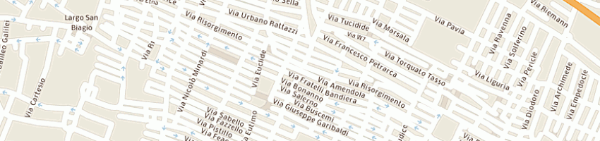Mappa della impresa narciso rosario a GELA