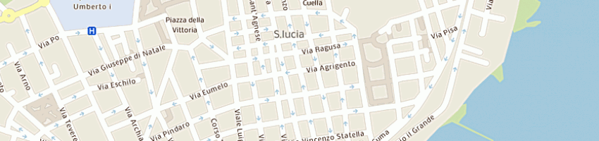 Mappa della impresa tringali luciano a SIRACUSA