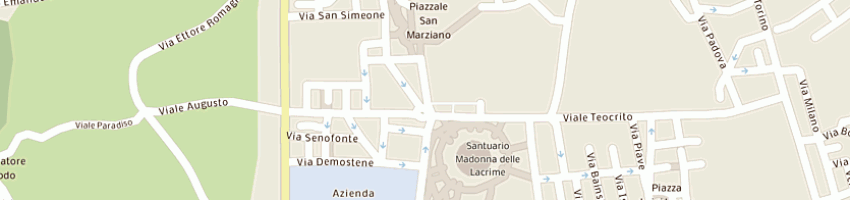 Mappa della impresa regione siciliana a SIRACUSA