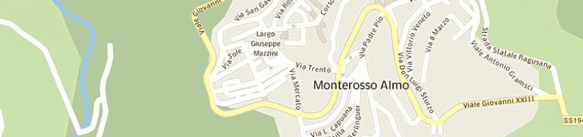 Mappa della impresa comune di monterosso almo a MONTEROSSO ALMO