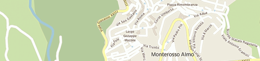 Mappa della impresa comune di monterosso almo - municipio a MONTEROSSO ALMO