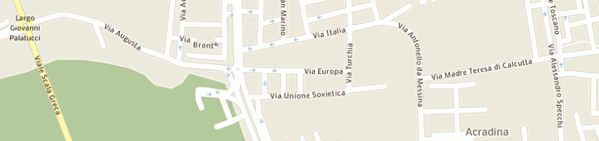 Mappa della impresa autocenter di caraffa gianfranco a SIRACUSA