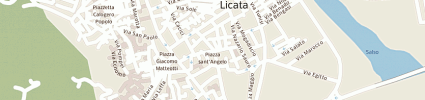 Mappa della impresa panificio campisi alessandro a LICATA
