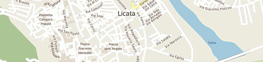 Mappa della impresa occhipinti salvatore a LICATA