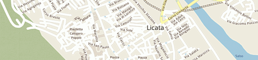 Mappa della impresa magliarisi angelo a LICATA