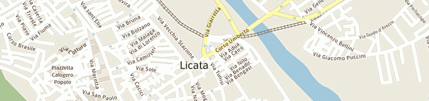 Mappa della impresa licata agostino a LICATA