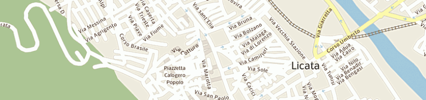 Mappa della impresa cellura elettrodomestici di cellura gaetano a LICATA